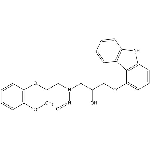 Show details for N-Nitroso Carvedilol  Impurity Picture of N-Nitroso Carvedilol  Impurity