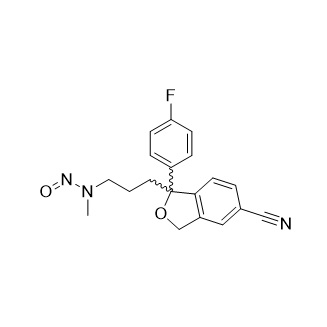 Picture of N-Nitroso Escitalopram EP Impurity D (Racemic)