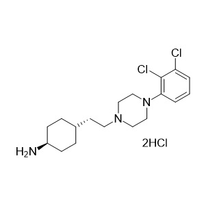 Picture of trans-4-[2-[4-(2,3-Dichlorophenyl)piperazin-1-yl]ethyl]cyclohexanamine dihydrochloride