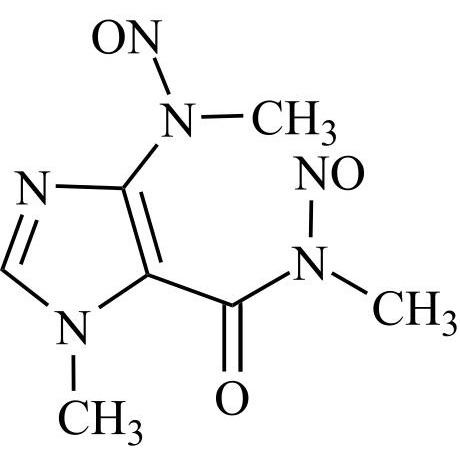 Picture of N,N'-Dinitroso Caffeine EP Impurity E (N,N'-Dinitroso Caffeidine)