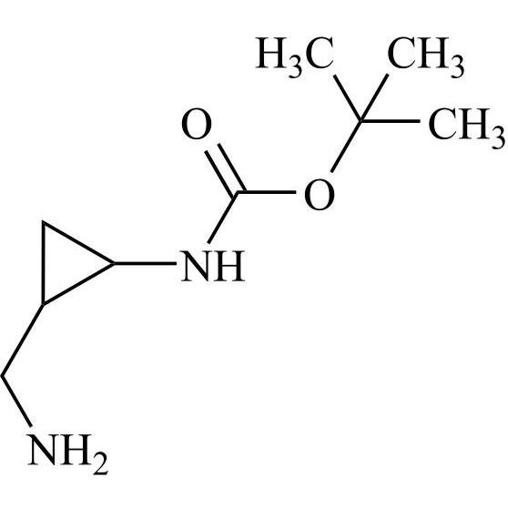 Picture of rac-tert-Butyl N-[2-(Aminomethyl)cyclopropyl]-Carbamate