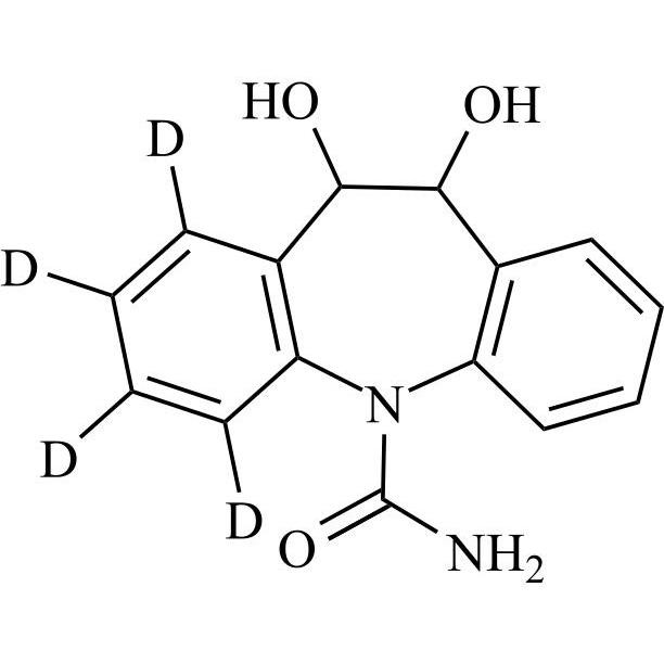 Picture of 10,11-Dihydro-10,11-Dihydroxy Carbamazepine-d4 (Mixture of Diastereomers)