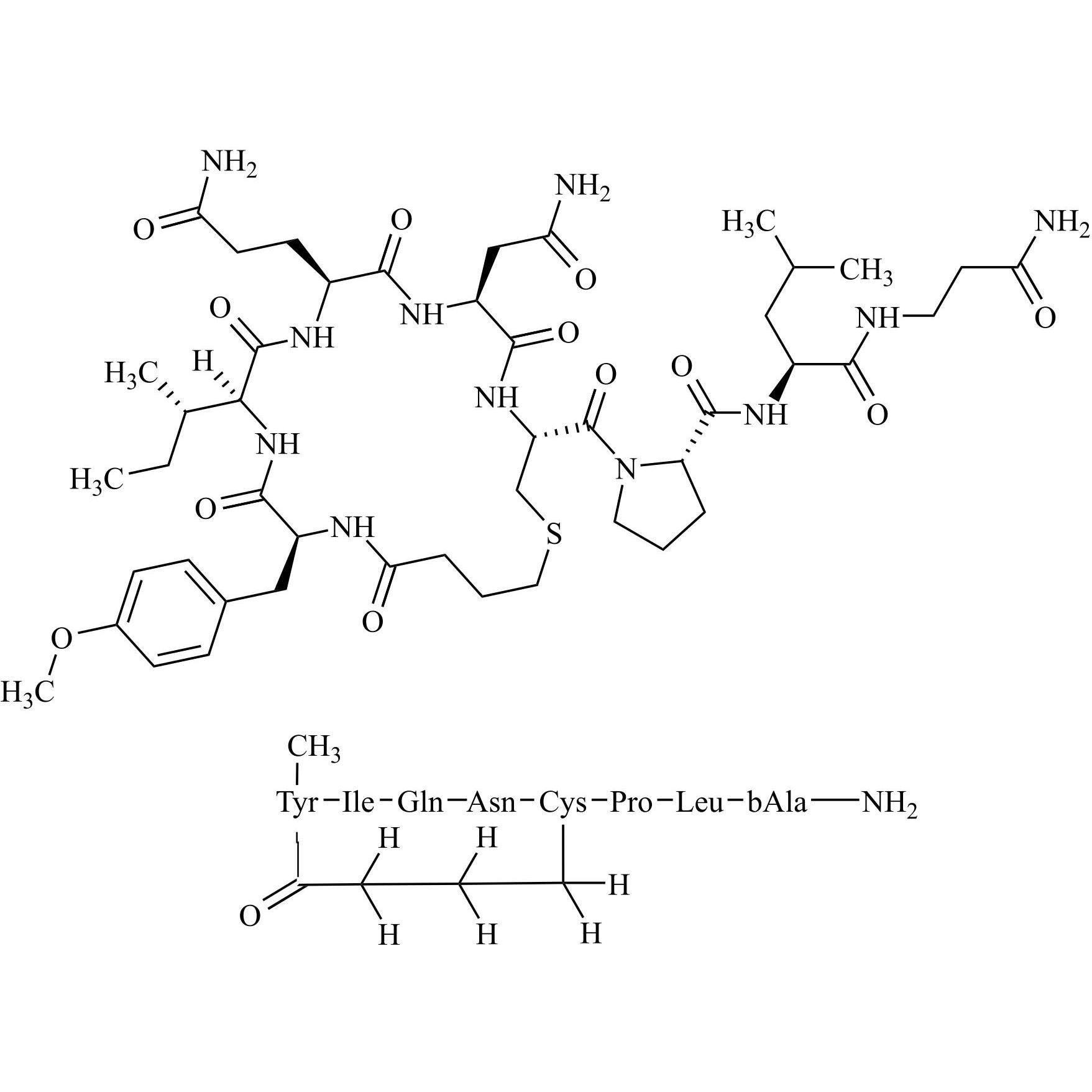 Picture of Carbetocin Impurity 9 (9-beta-Ala Carbetocin)