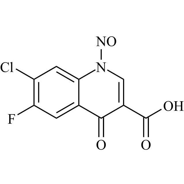 Picture of N-Nitroso 7-Chloro-6-fluoro-1,4-dihydro-4-oxo-3-quinolinecarboxylic Acid