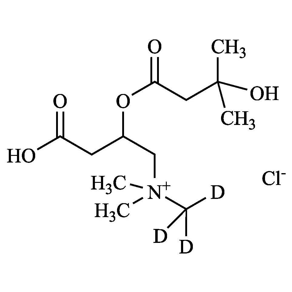 Picture of 3-Hydroxyisovaleroyl-Carnitine-d3 Chloride