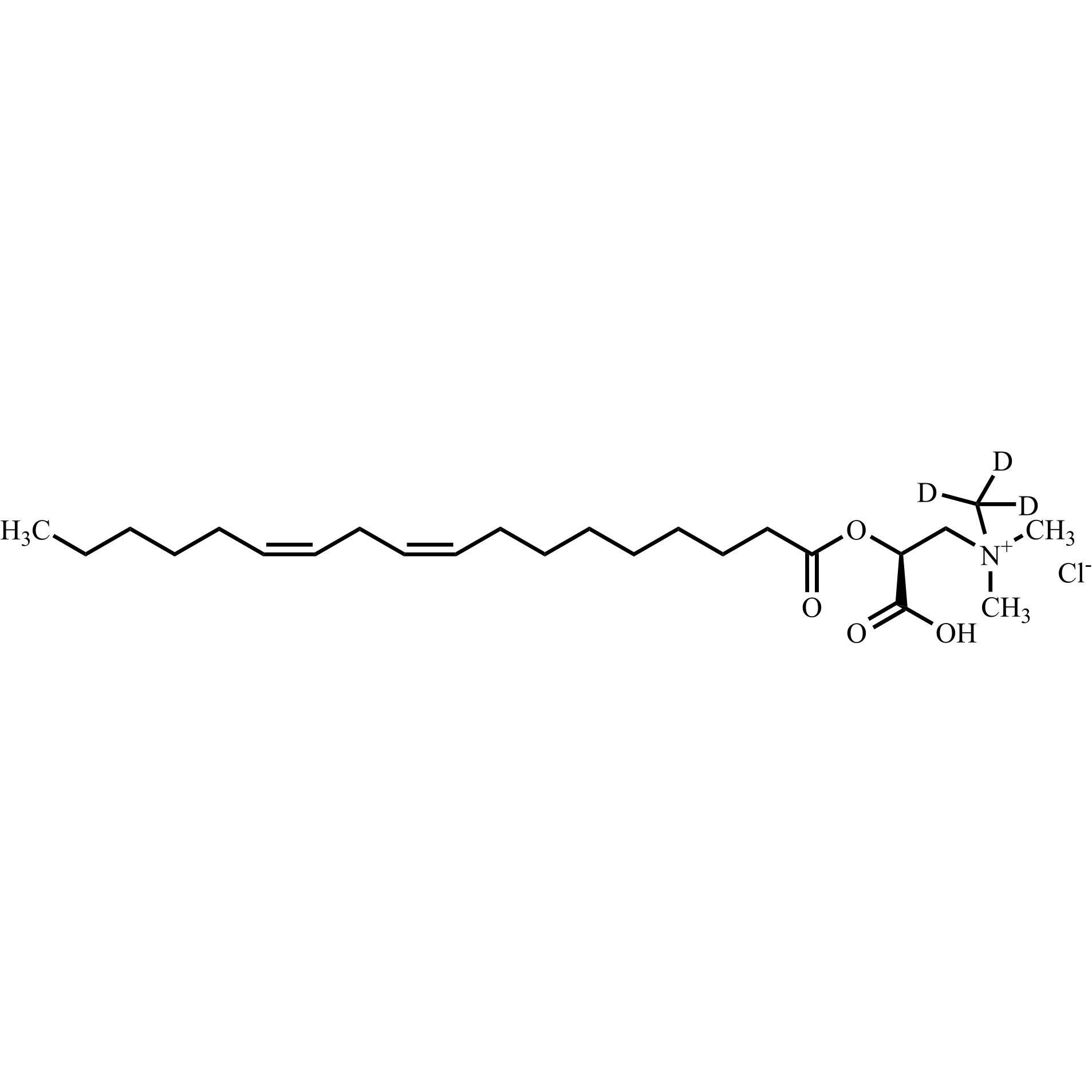 Picture of Linoleoyl-L-Carnitine-d3 HCl  (N-methyl-d3)