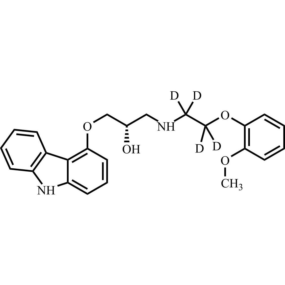 Show details for (S)-Carvedilol-d4 Picture of (S)-Carvedilol-d4