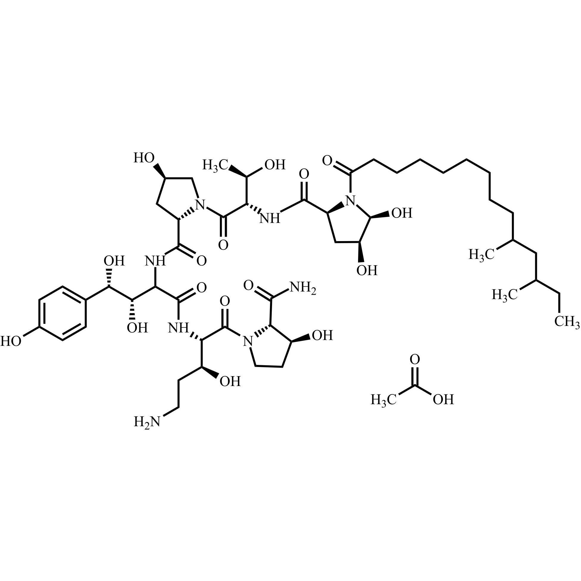 Picture of Caspofungin Impurity 18 Acetate