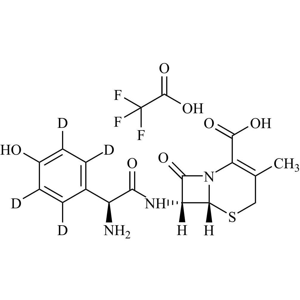Picture of Cefadroxil EP Impurity D-d4 Trifluoroacetate (Cefadroxil-d4 (S-Isomer) Trifluoroacetate)