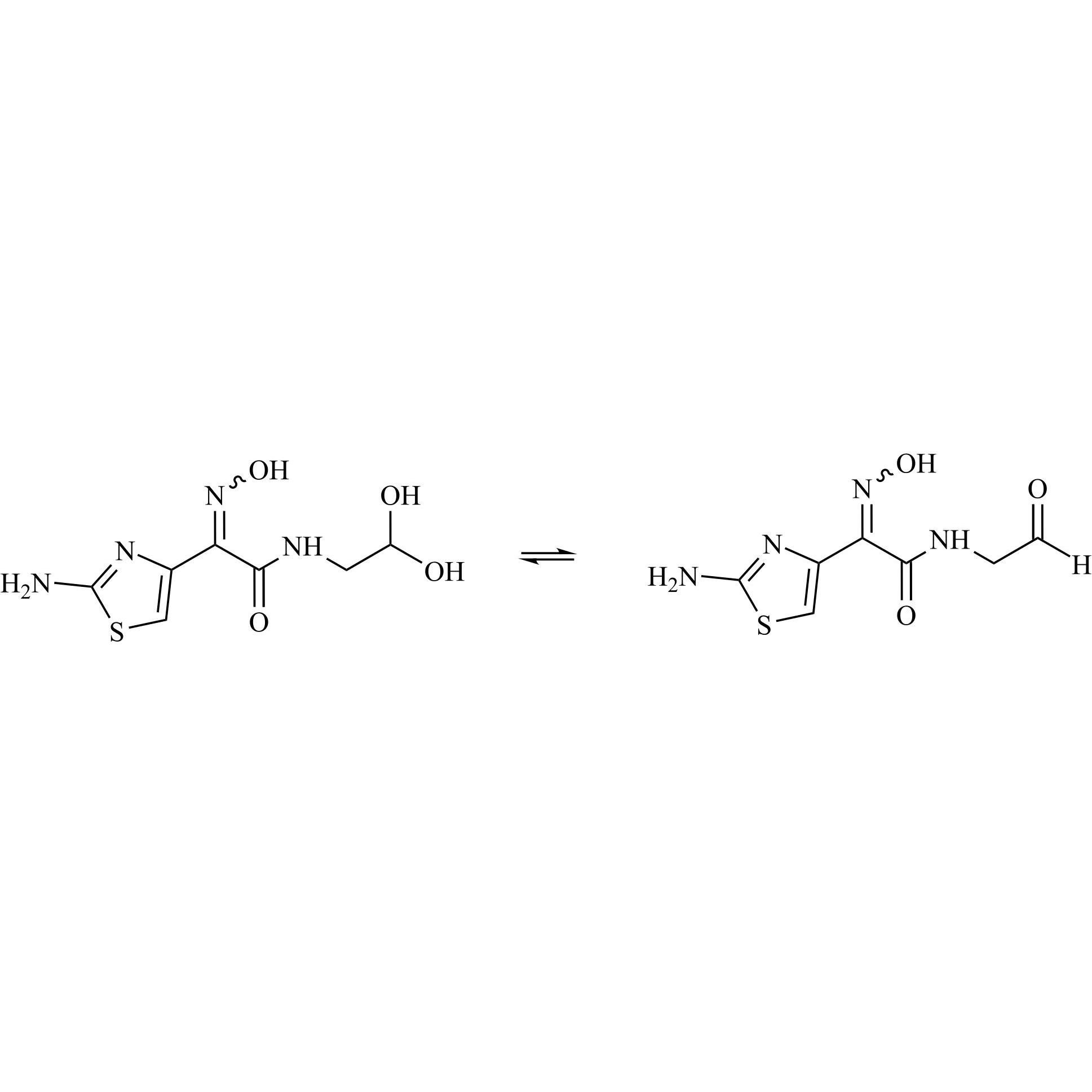 Picture of Cefdinir Impurity 6 (Thiazolylacetylglycine Oxime Acetal)