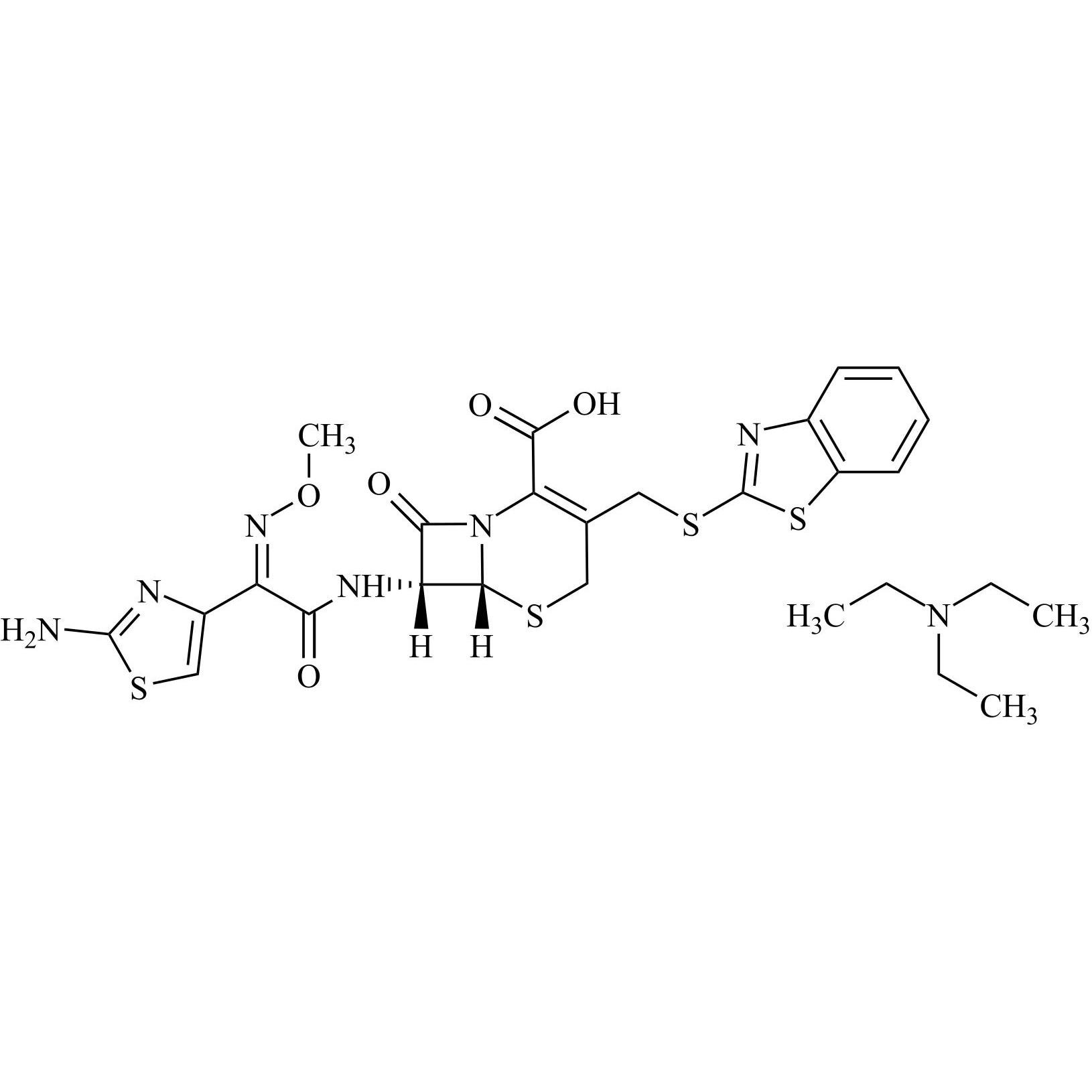 Picture of Cefotaxime Impurity 2 Triethylamine Salt