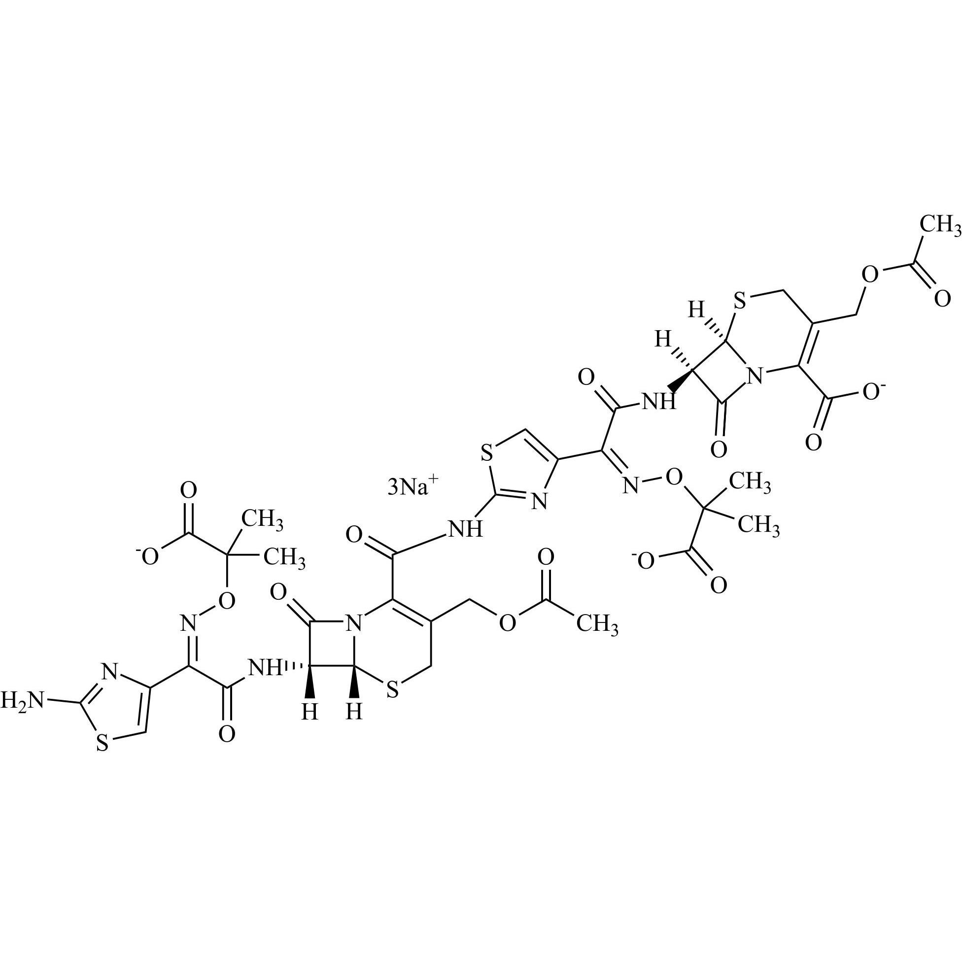 Picture of Ceftazidime Impurity 15 Trisodium Salt