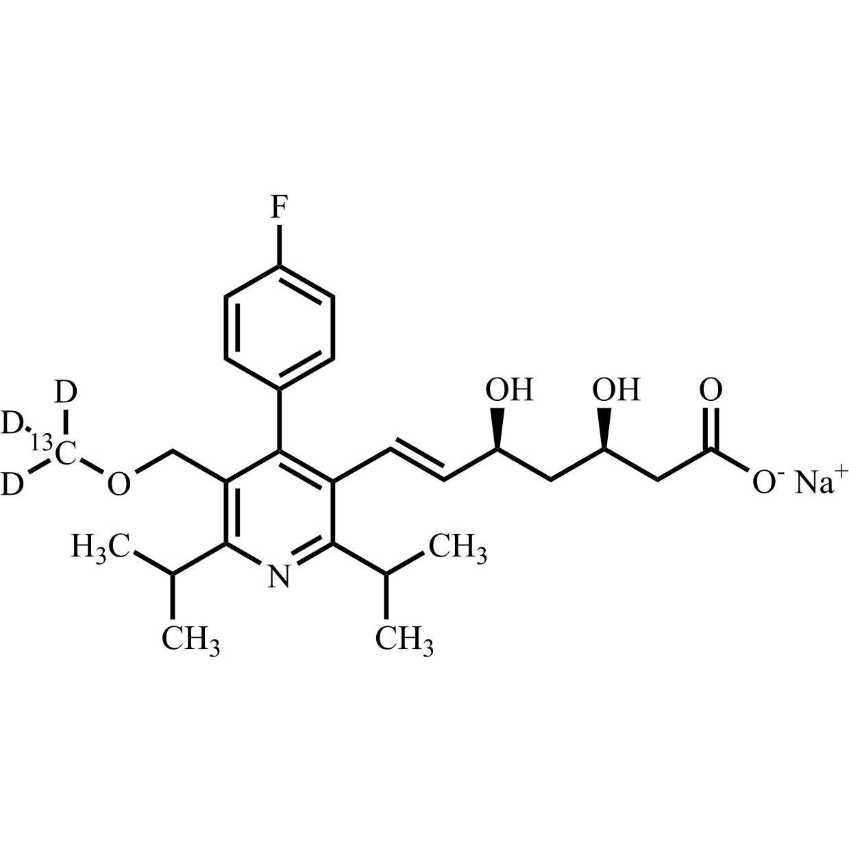 Show details for Cerivastatin-13C-d3 Sodium Salt Picture of Cerivastatin-13C-d3 Sodium Salt