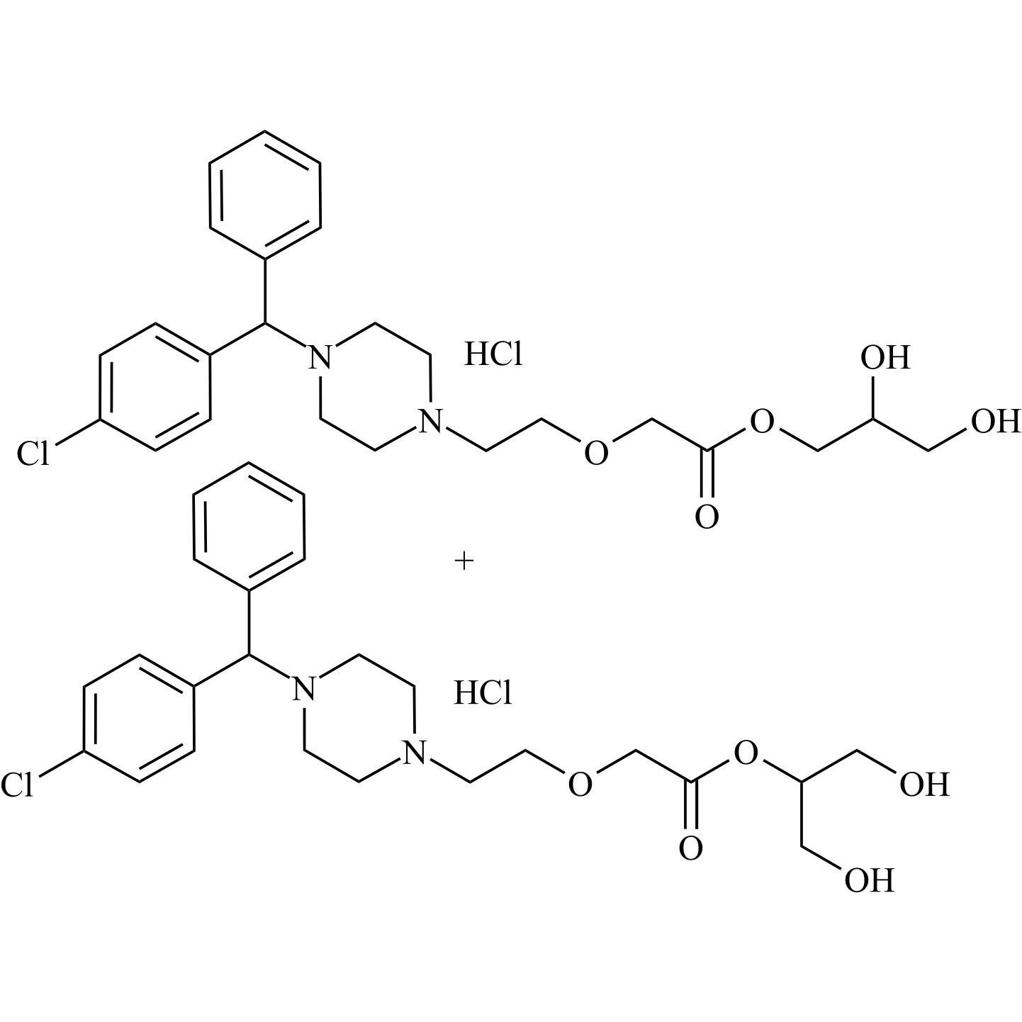 Picture of Cetirizine Glycerol Ester HCl (Mixture of Isomers)