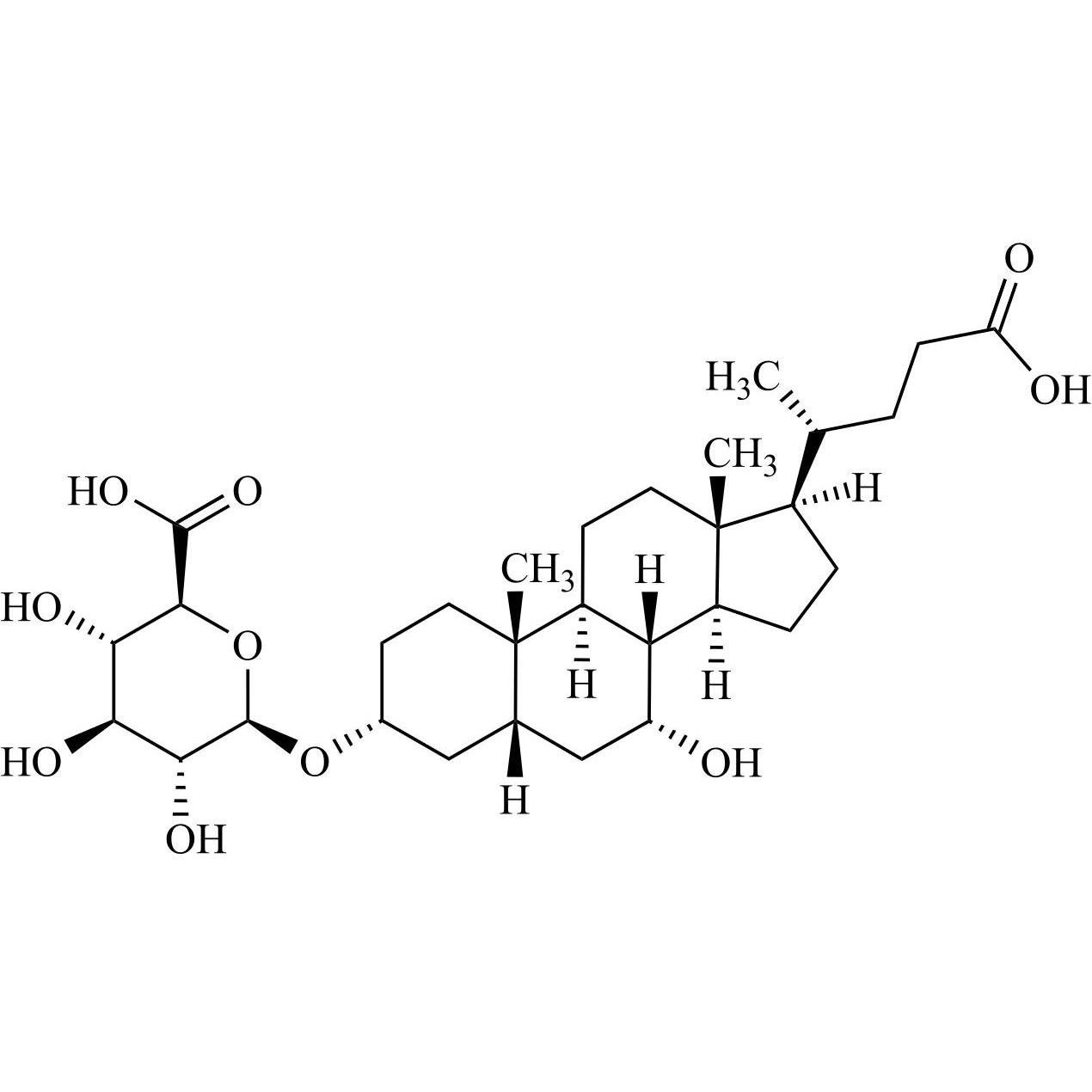 Picture of Chenodeoxycholic Acid-3-ÃŸ-D-Glucuronide