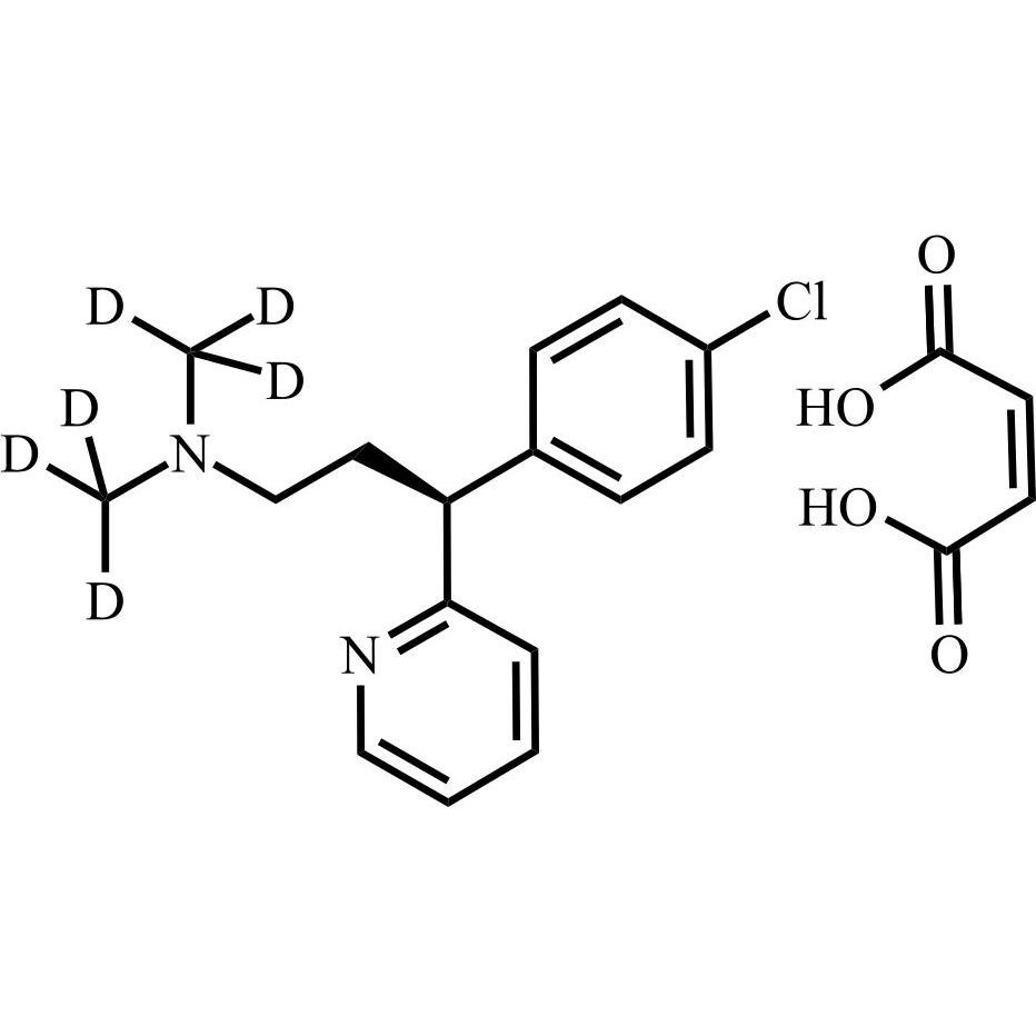 Picture of (S)-Chlorphenamine-d6 Maleate Salt
