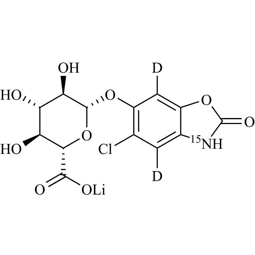 Show details for 6-Hydroxy Chlorzoxazone beta-D-Glucuronide-d2-15N Lithium Salt Picture of 6-Hydroxy Chlorzoxazone beta-D-Glucuronide-d2-15N Lithium Salt