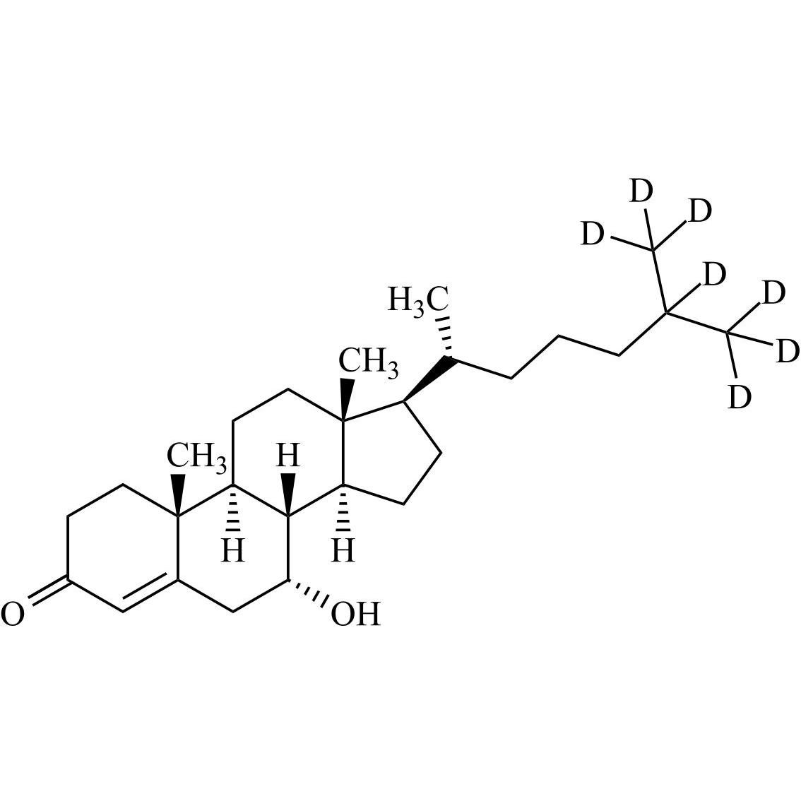 Picture of 7a-Hydroxy-4-cholesten-3-one-d7