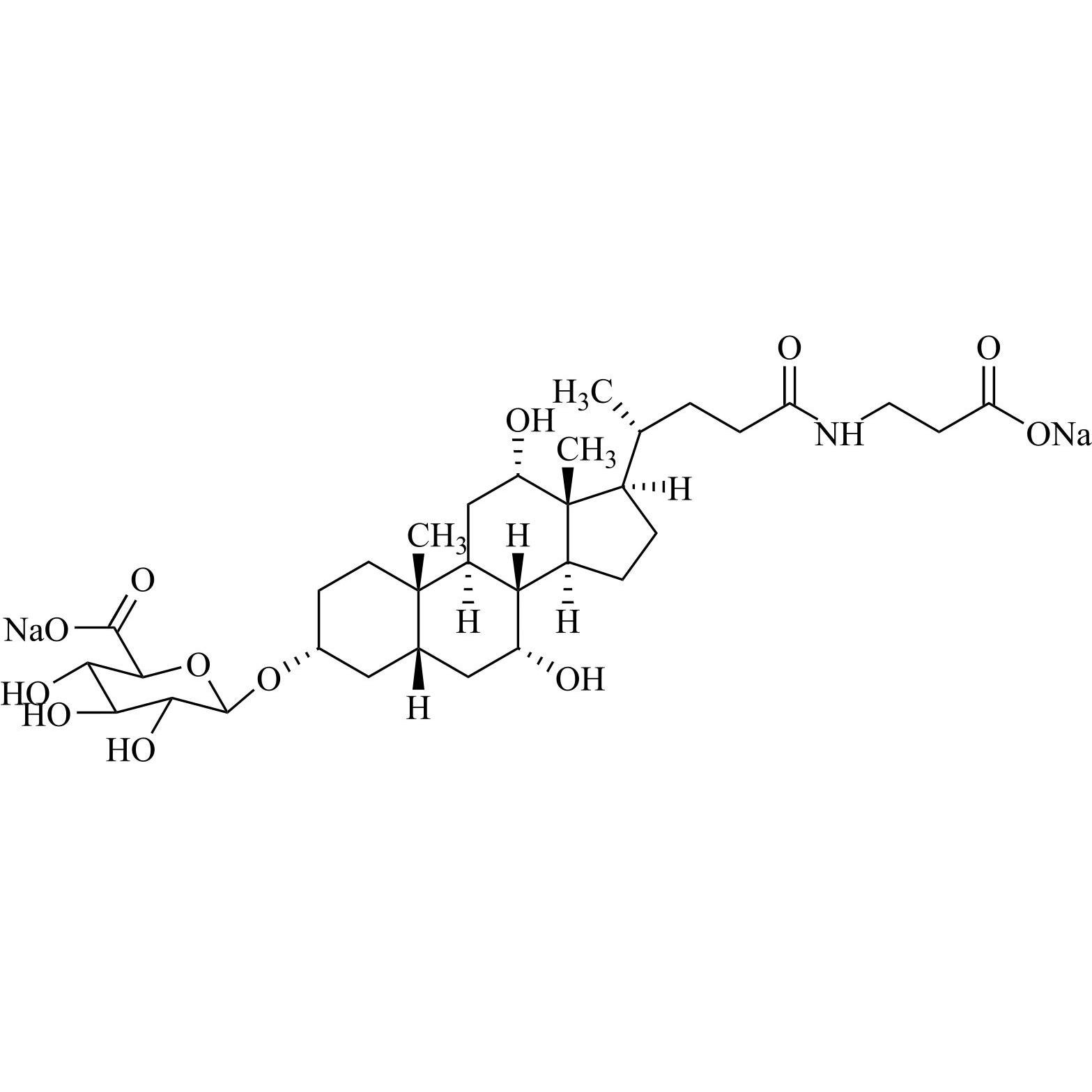 Show details for Glycocholic Acid 3-O-beta-Glucuronide Disodium Salt Picture of Glycocholic Acid 3-O-beta-Glucuronide Disodium Salt