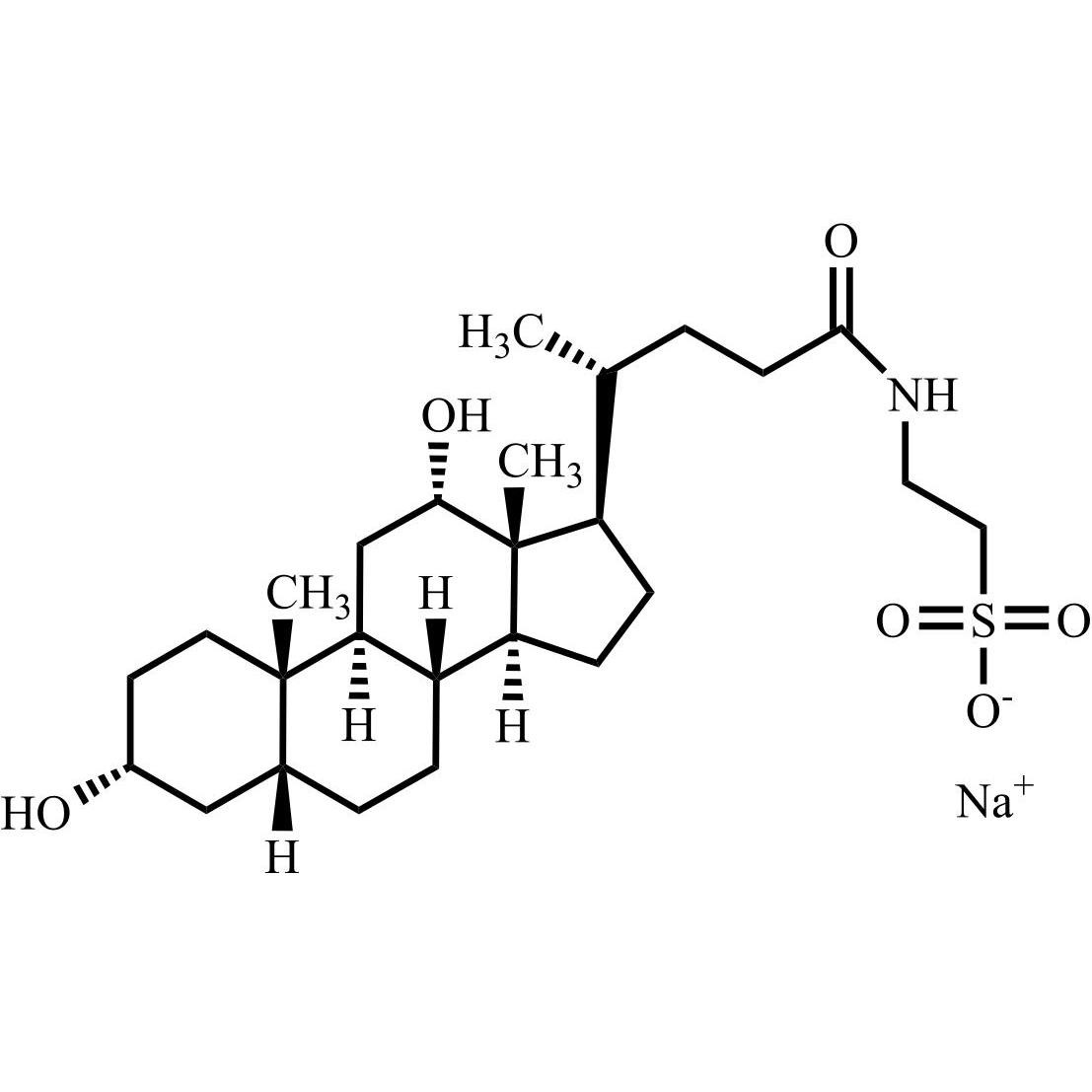 Picture of Taurochenoxycholic Acid Sodium Salt (Sodium Taurochenoxycholate)