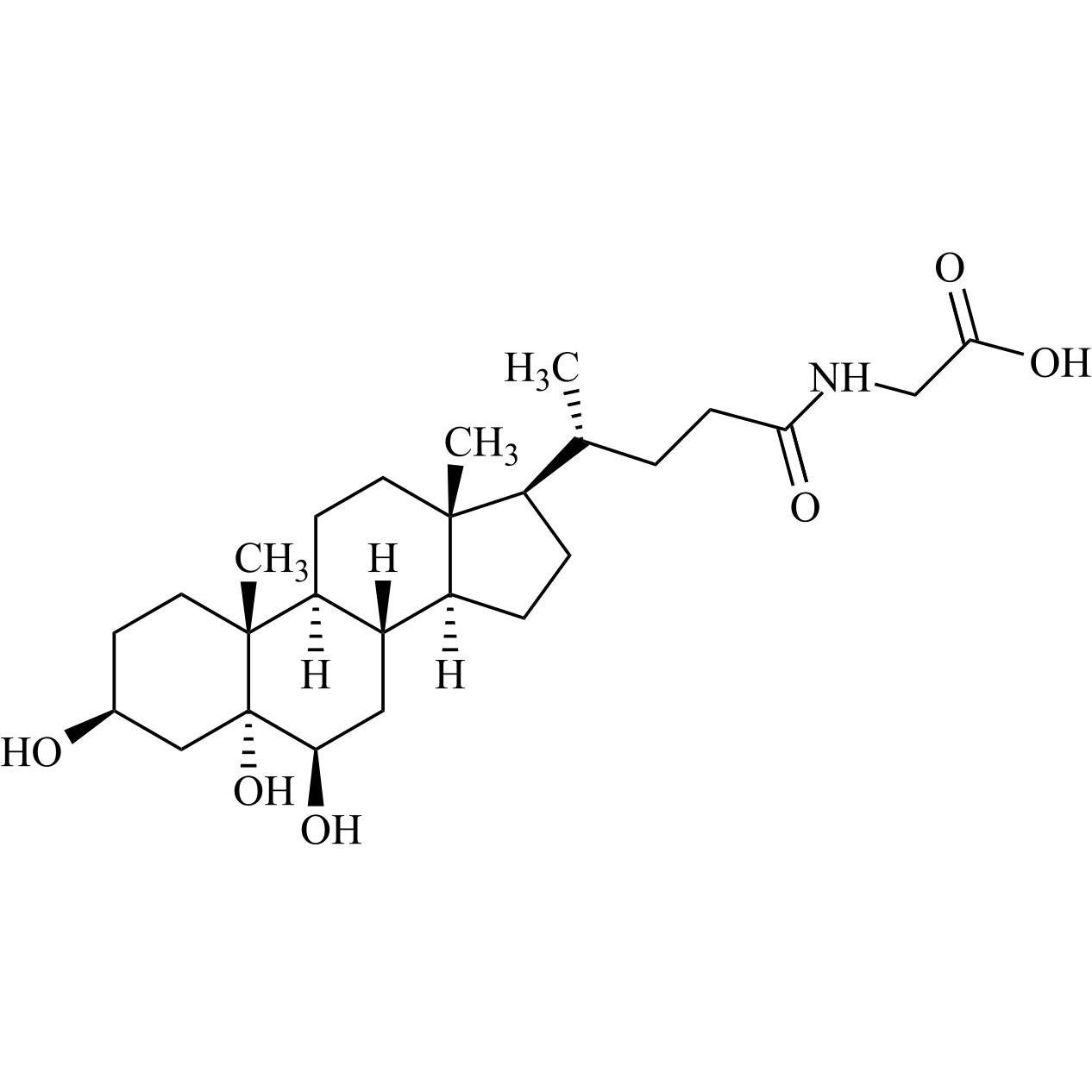 Show details for 3-beta,5-alfa,6-beta-Glycotrihydroxycholanoic Acid Picture of 3-beta,5-alfa,6-beta-Glycotrihydroxycholanoic Acid