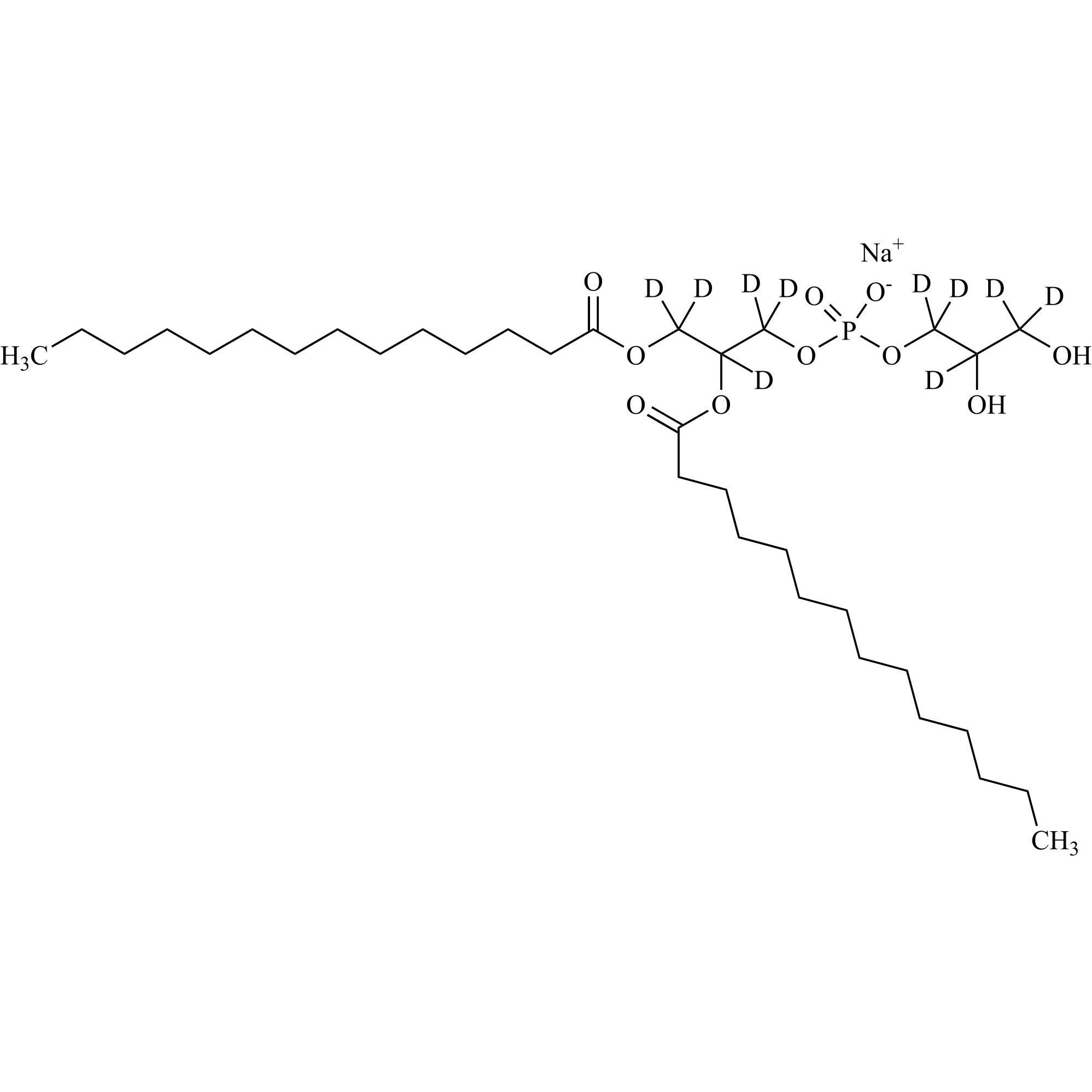 Show details for 1,2-Dimyristoyl-sn-rac-Glycero-3-Phospho-rac-(1-Glycerol)-d10 Sodium Salt Picture of 1,2-Dimyristoyl-sn-rac-Glycero-3-Phospho-rac-(1-Glycerol)-d10 Sodium Salt