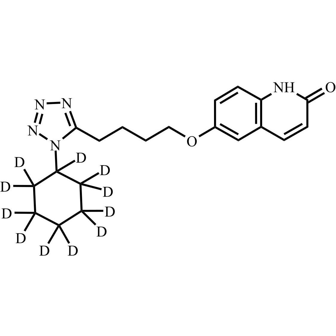 Picture of Cilostazol USP Related Compound B-d11 (Cilostazol Metabolite (OPC-13015)-d11)