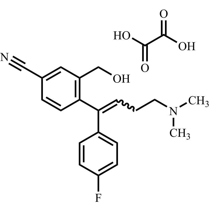 Picture of Citalopram Ring-Opening Impurity Oxalate (Citalopram Alkene Impurity Oxalate) (Mixture of Z and E Isomers)
