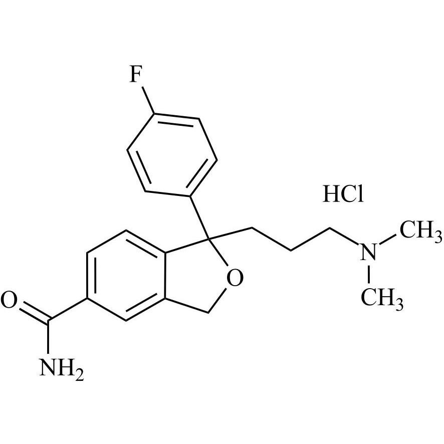 Picture of Citalopram EP Impurity A HCl (Citalopram USP Related Compound A HCl, Escitalopram EP Impurity A HCl)
