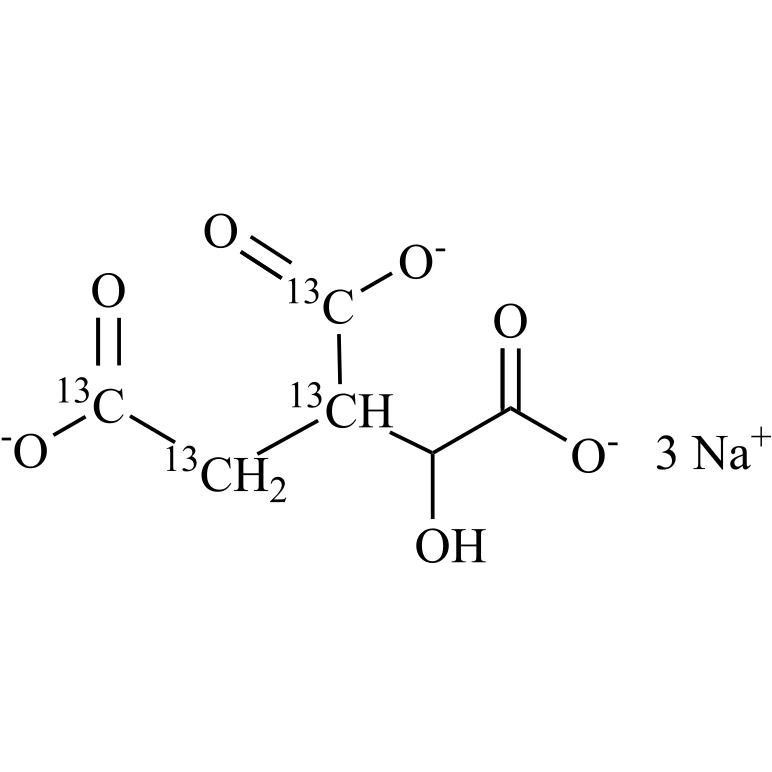 Show details for Isocitric Acid-13C4 Trisodium Salt (Mixture of Diastereomers) Picture of Isocitric Acid-13C4 Trisodium Salt (Mixture of Diastereomers)