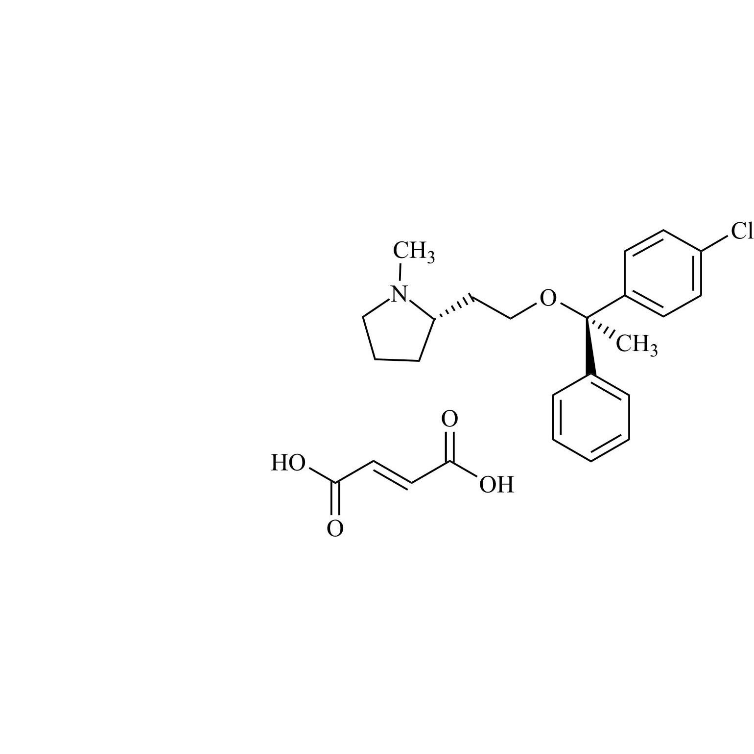Picture of Clemastine Impurity 3 Fumarate (S,R-isomer)