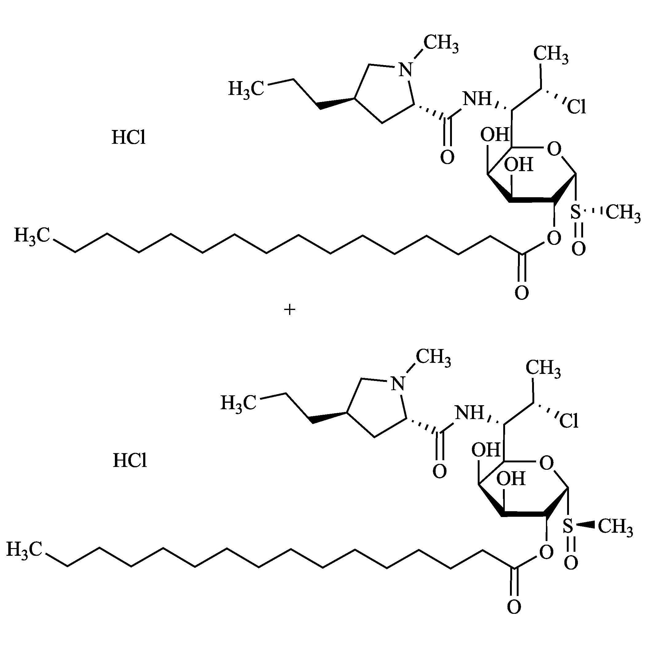 Picture of Clindamycin Palmitate Sulfoxide HCl (Mixture of Diastereomers)