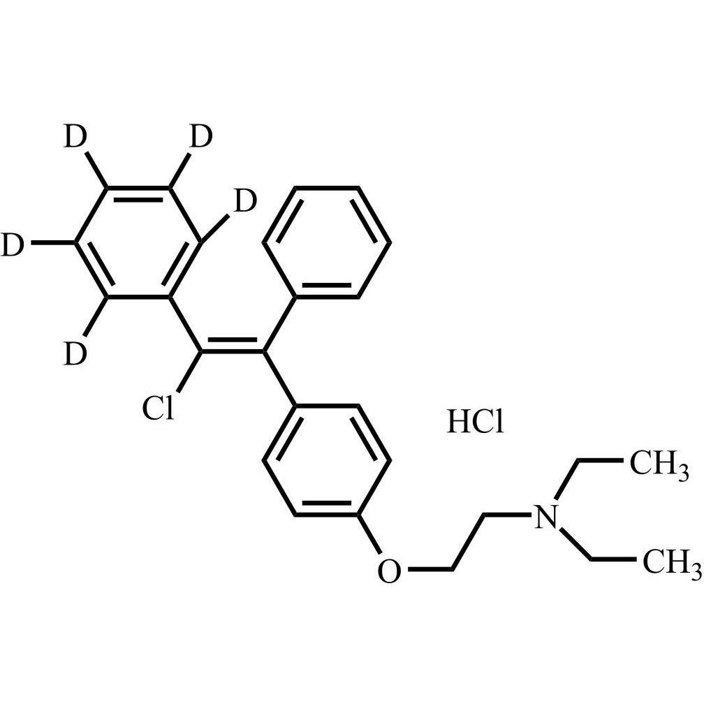 Picture of cis-Clomiphene-d5 HCl (Zuclomiphene-d5 HCl)