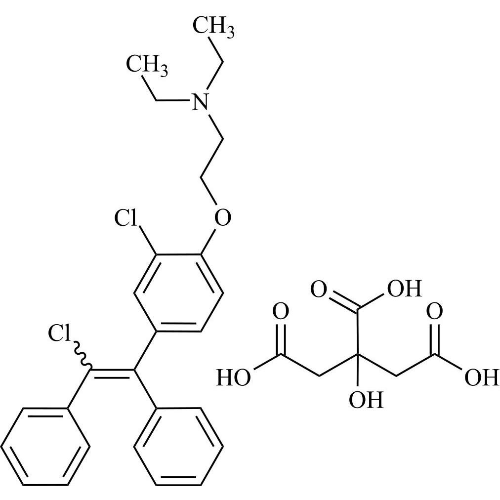 Picture of 3-Chloroclomiphene Citrate