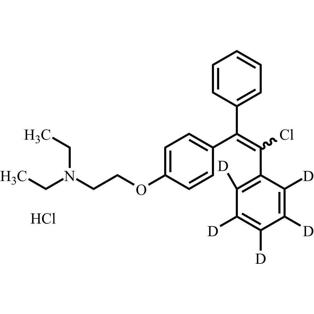 Show details for Clomiphene-d5 HCl (Mixture of Z and E Isomers) Picture of Clomiphene-d5 HCl (Mixture of Z and E Isomers)