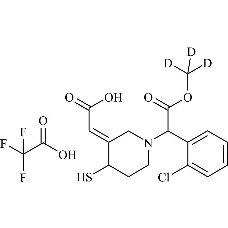 Show details for Clopidogrel Metabolite I-d3 Trifluoroacetate (Mixture of Diastereomers) Picture of Clopidogrel Metabolite I-d3 Trifluoroacetate (Mixture of Diastereomers)