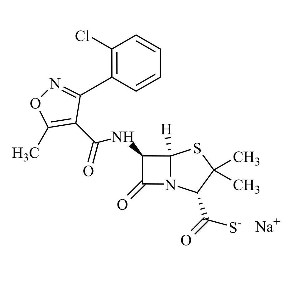 Picture of Cloxacillin Impurity 1 Sodium Salt