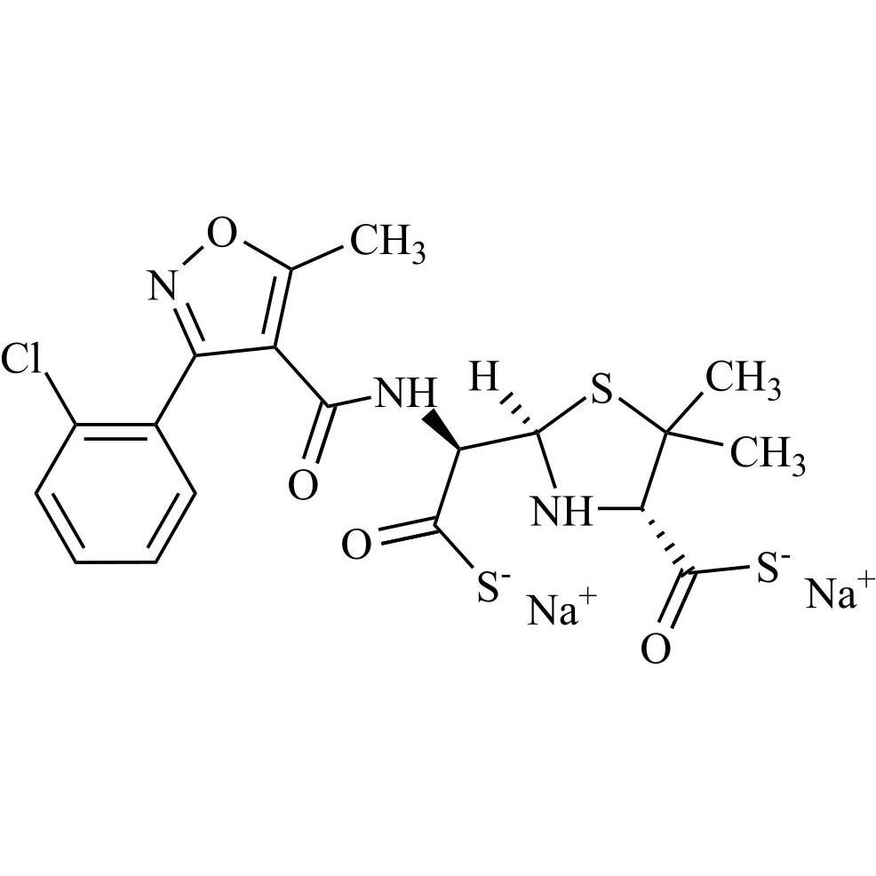 Picture of Cloxacillin Impurity 4 Disodium Salt