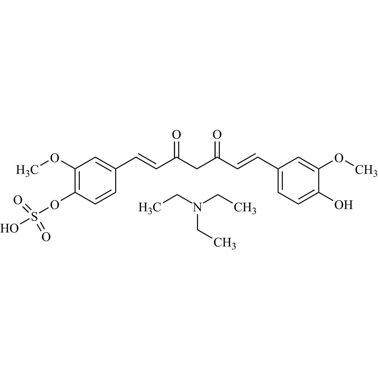 Show details for Curcumin Sulfate Triethylamine Salt Picture of Curcumin Sulfate Triethylamine Salt