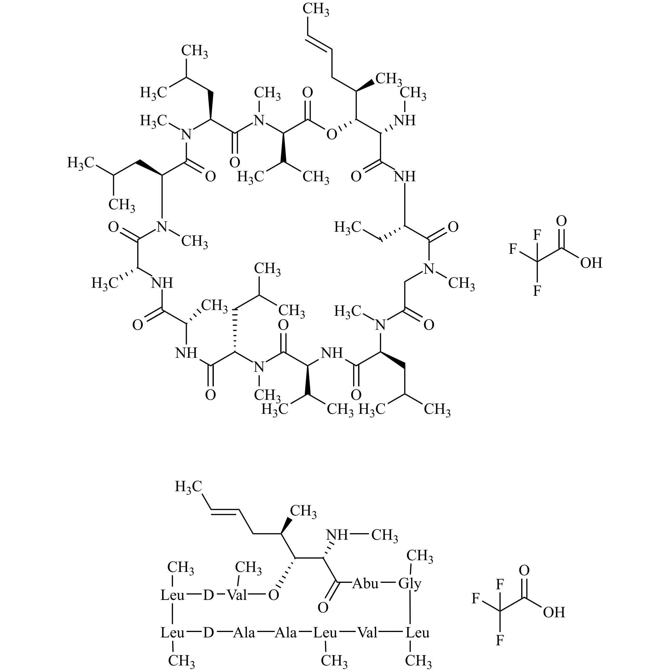 Picture of Iso Cyclosporin H Trifluoroacetic Acid Salt