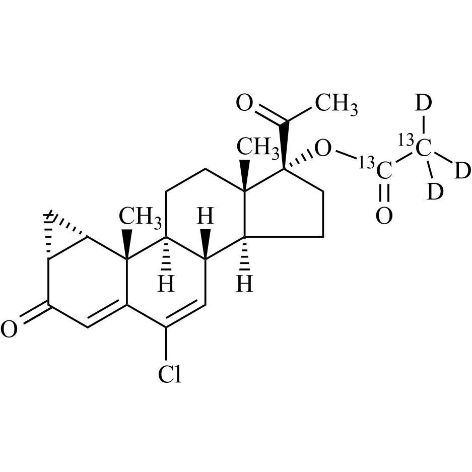 Picture of Cyproterone Acetate-13C2-d3