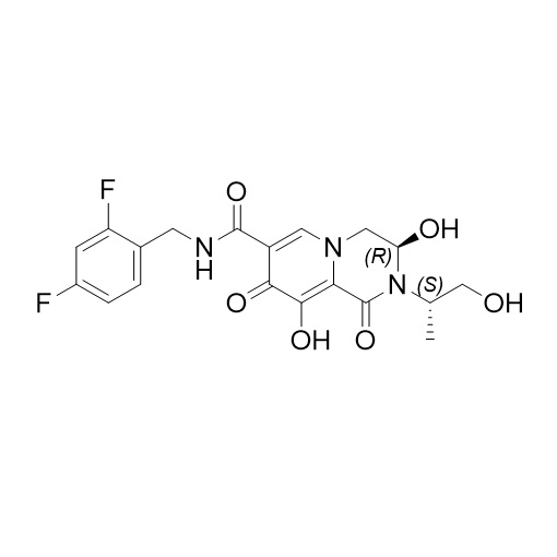 Show details for Cabotegravir Open Ring Impurity (3R,2S Isomer) Picture of Cabotegravir Open Ring Impurity (3R,2S Isomer)