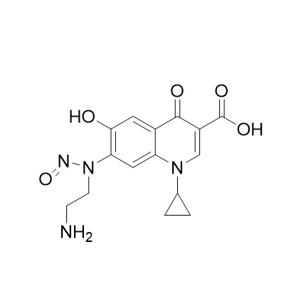 Show details for Ciprofloxacin N-Nitroso Impurity 15 Picture of Ciprofloxacin N-Nitroso Impurity 15