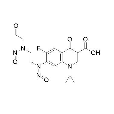 Show details for DiN-Nitroso Open Ring Ciprofloxacin Impurity Picture of DiN-Nitroso Open Ring Ciprofloxacin Impurity