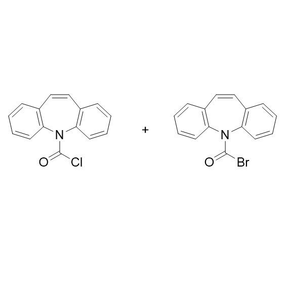 Picture of Iminodibenzyl 5-Carbonyl Halide Mixture (Cl and Br) 1:1
