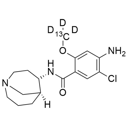 Show details for Dalotutumab (Renzapride)-13C-d3 Picture of Dalotutumab (Renzapride)-13C-d3