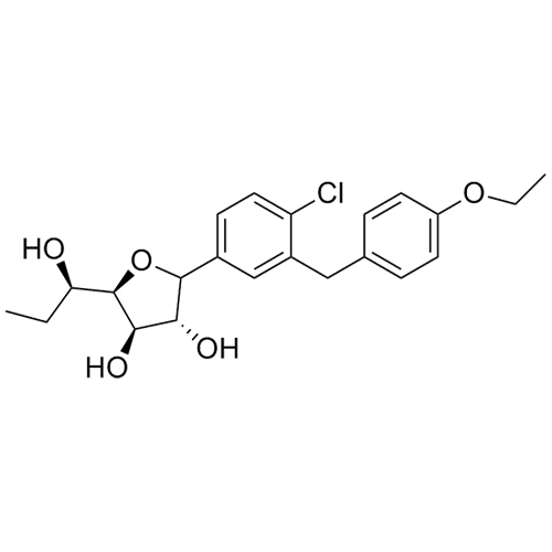 Picture of Dapagliflozin furanose  (Mixture of Diastereomers)
