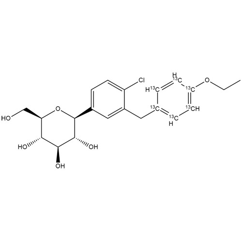Show details for Dapagliflozin-13C6 Picture of Dapagliflozin-13C6