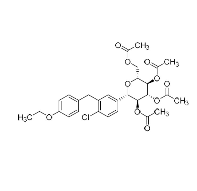 Show details for Dapagliflozin Tetraacetate Picture of Dapagliflozin Tetraacetate