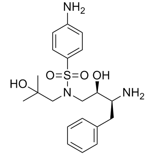 Show details for Darunavir Monohydroxylated Carbamate hydrolyzed metabolite (R426855) Picture of Darunavir Monohydroxylated Carbamate hydrolyzed metabolite (R426855)